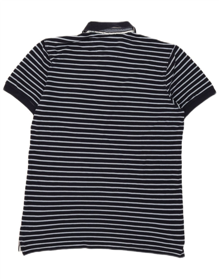 Polo Massimo Dutti Hombre Rayas Azul Marino Grande
