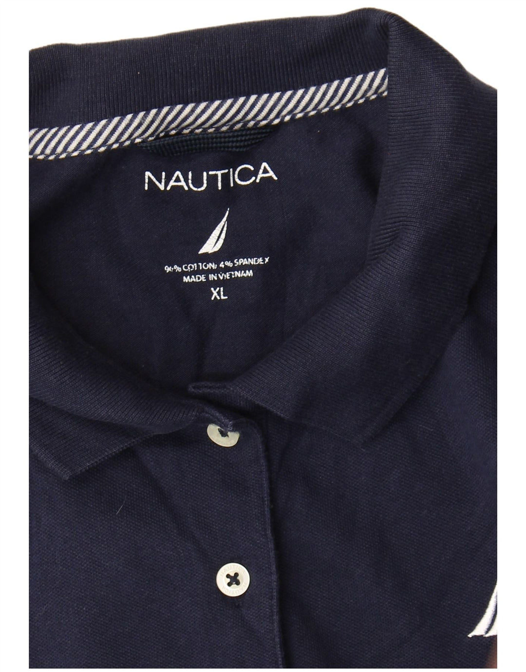 NAUTICA Polo Mujer ES 40 XL Algodón Azul Marino