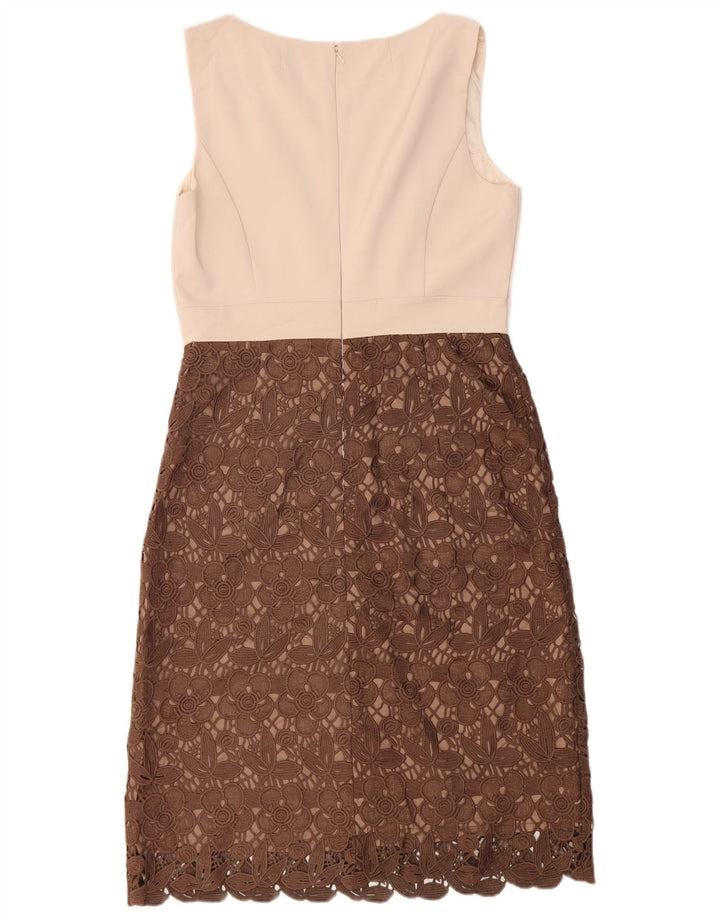 Vestido tubo sin mangas para mujer Phase Eight UK 44 Acetato marrón medio