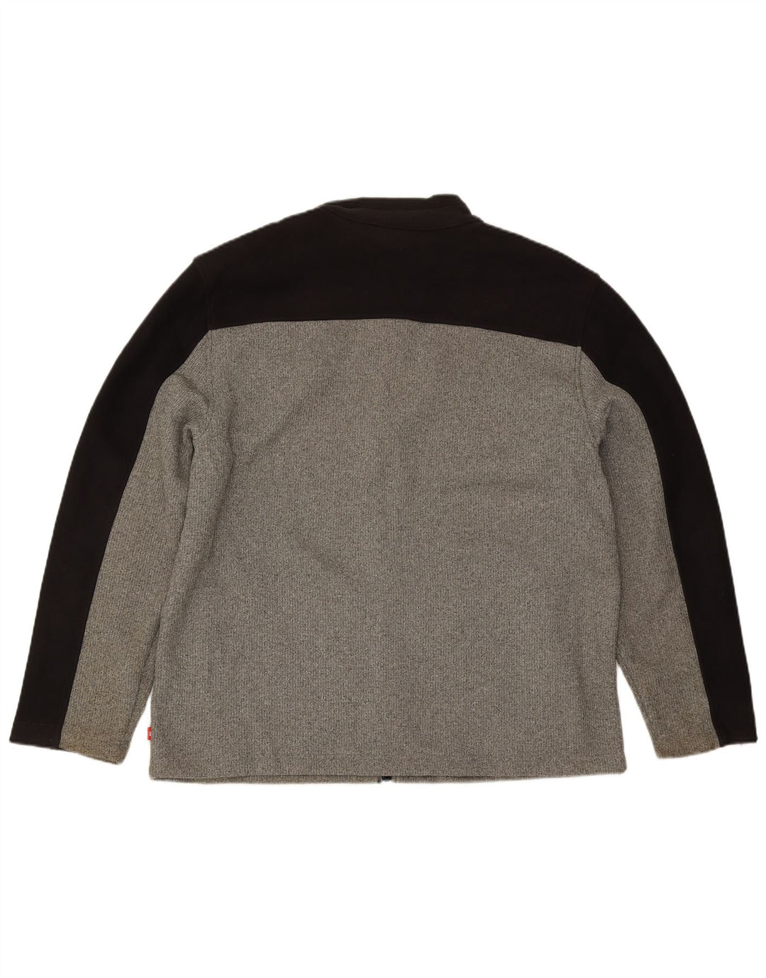 IZOD Chaqueta de chándal para hombre XL Poliéster color block gris