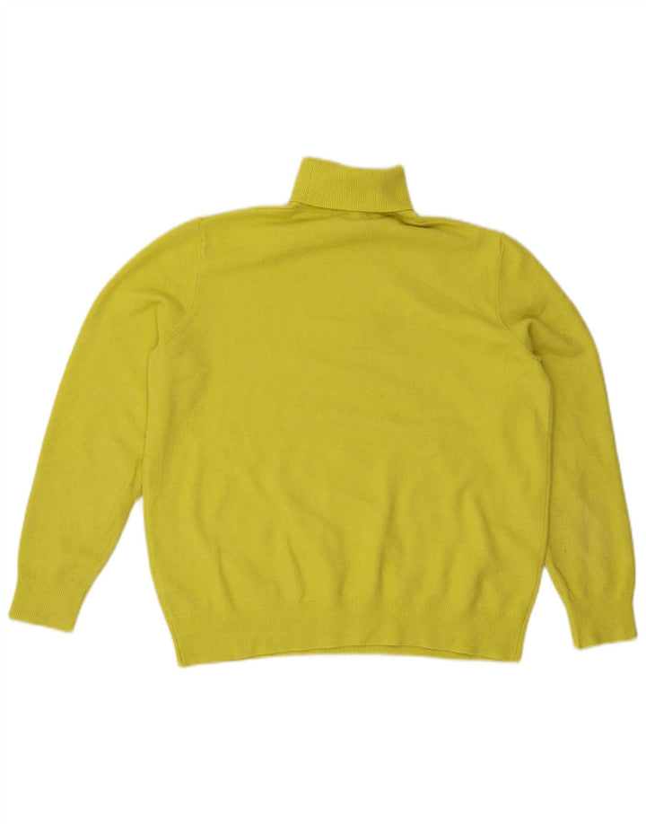Marks & Spencer - Jersey con cuello vuelto para mujer, talla 40, color amarillo mediano