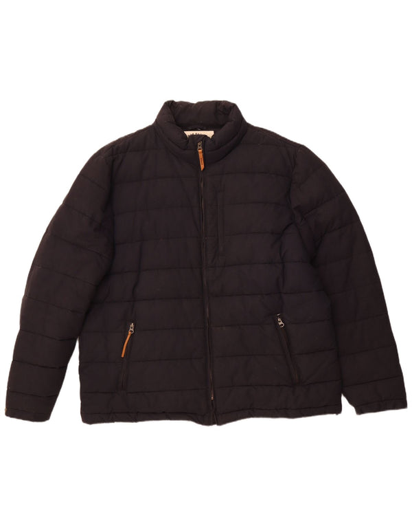 FAT FACE Chaqueta acolchada para hombre UK 44 2XL Negro Algodón