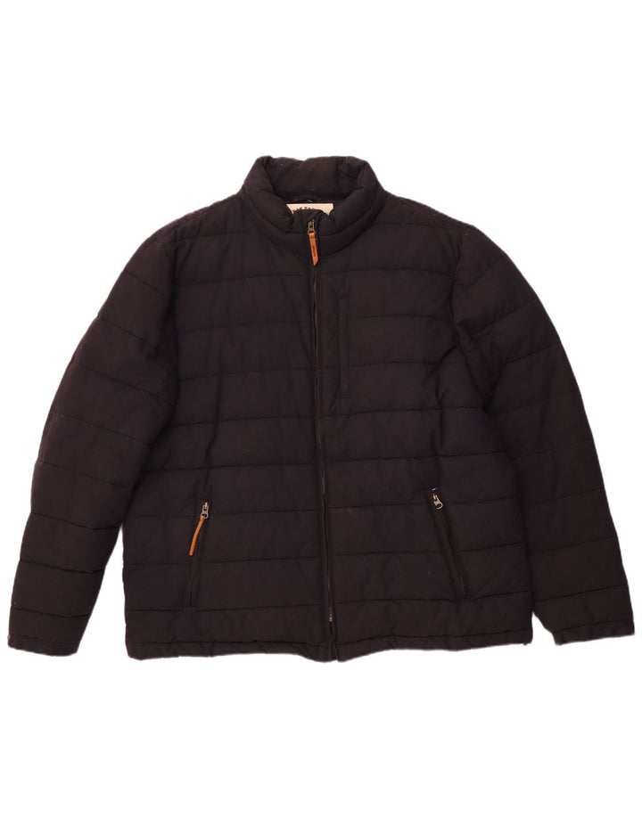 FAT FACE Chaqueta acolchada para hombre UK 44 2XL Negro Algodón