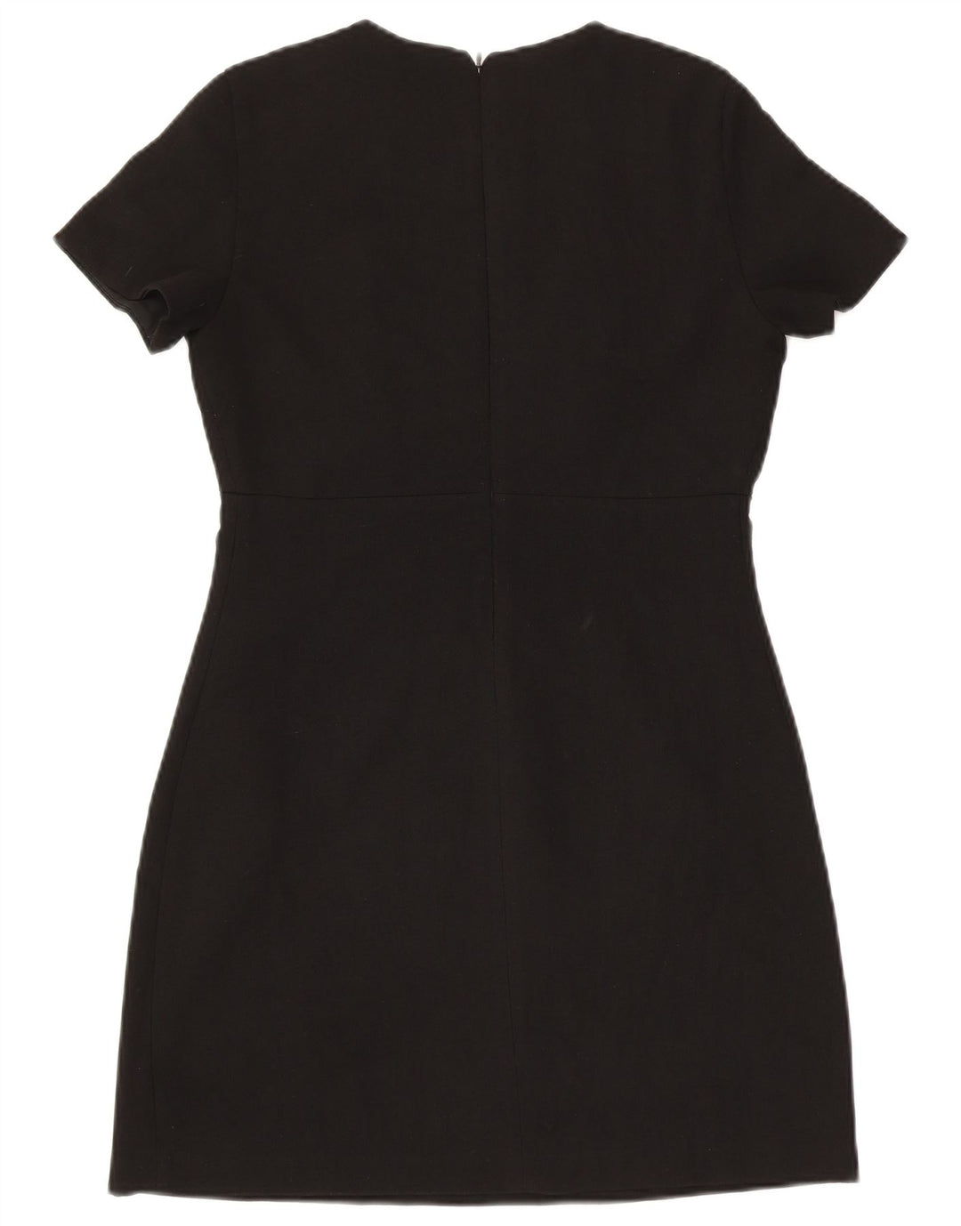 Zara Mujer Vestido Tubo Reino Unido 44 Grande Negro