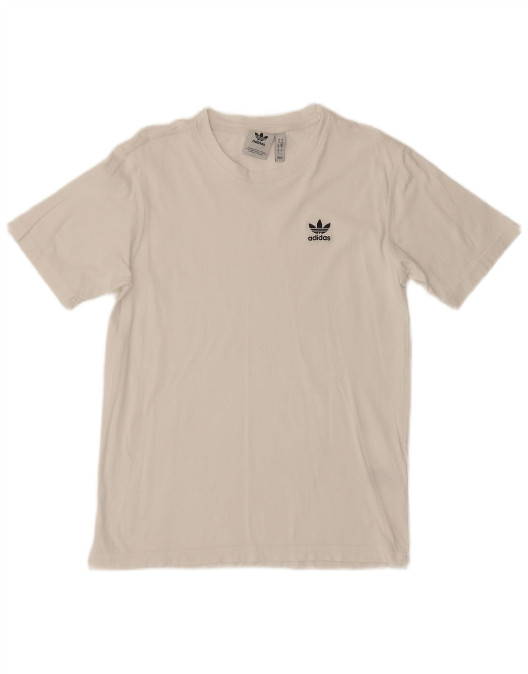 Adidas Hombre Camiseta Top Small Blanco Algodón