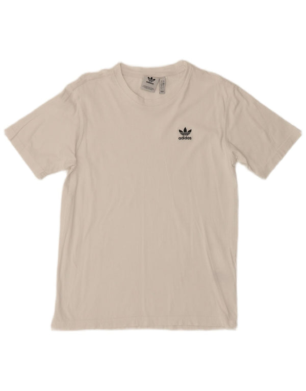 Adidas Hombre Camiseta Top Small Blanco Algodón