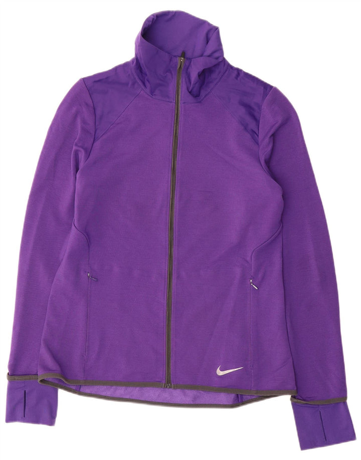 Nike - Chaqueta de chándal para hombre, color morado medio, poliéster