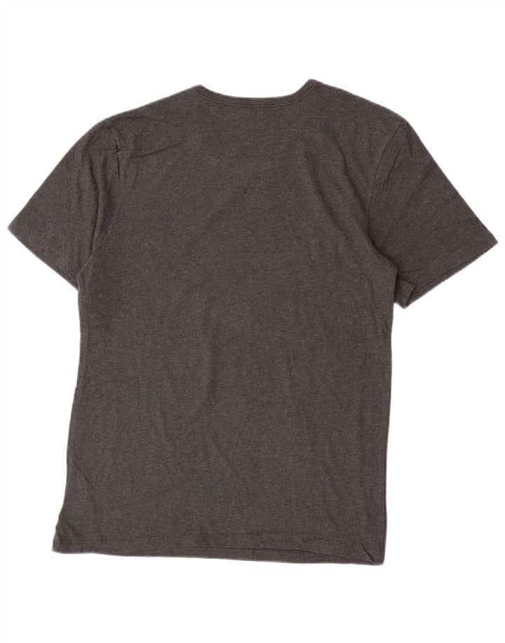 Camiseta Hugo Boss Hombre Top Algodón Gris Medio