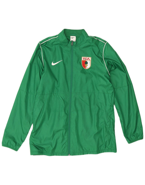 Nike Mens FC Augsburg Chándal Top Chaqueta Grande Verde Poliéster
