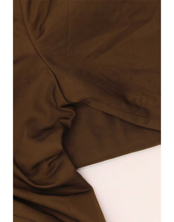 Zara Chaqueta Bomber para Mujer UK 46 Grande Poliéster Caqui