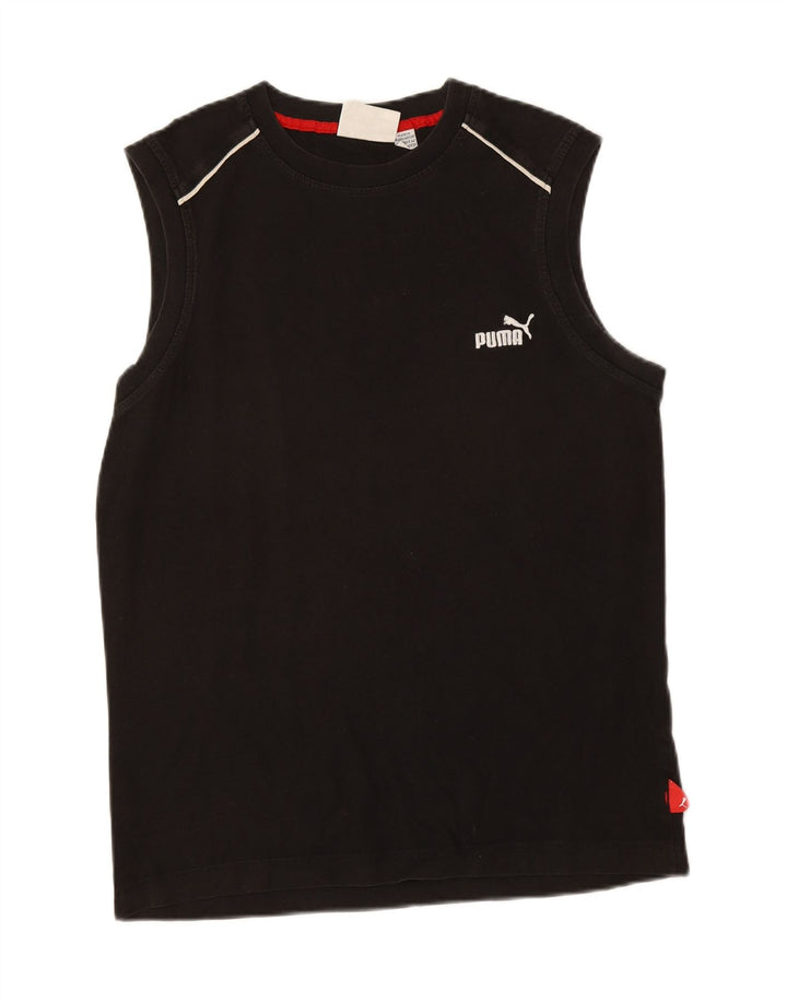 Puma Hombre Chaleco Top Medium Negro