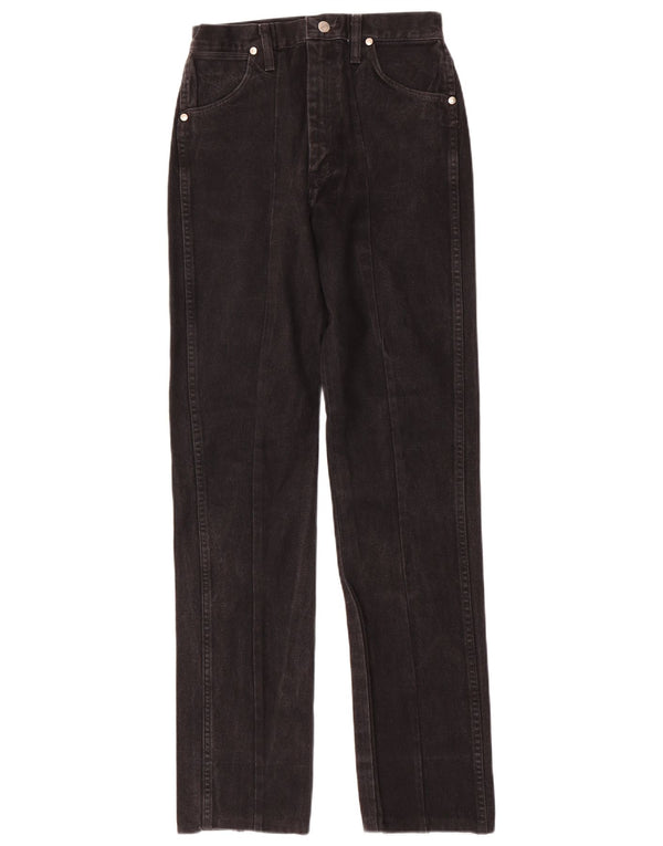Wrangler Jeans cónicos de cintura alta para mujer US 9 Medium W26 L34 Algodón negro