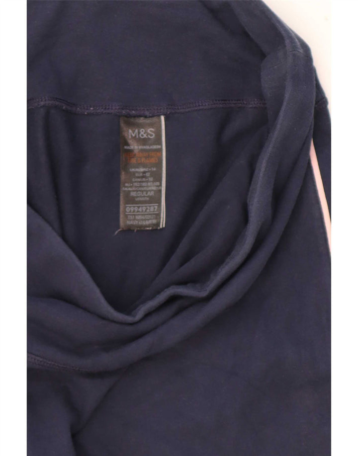 Marks & Spencer Leggings para mujer UK 44 Algodón azul marino mediano