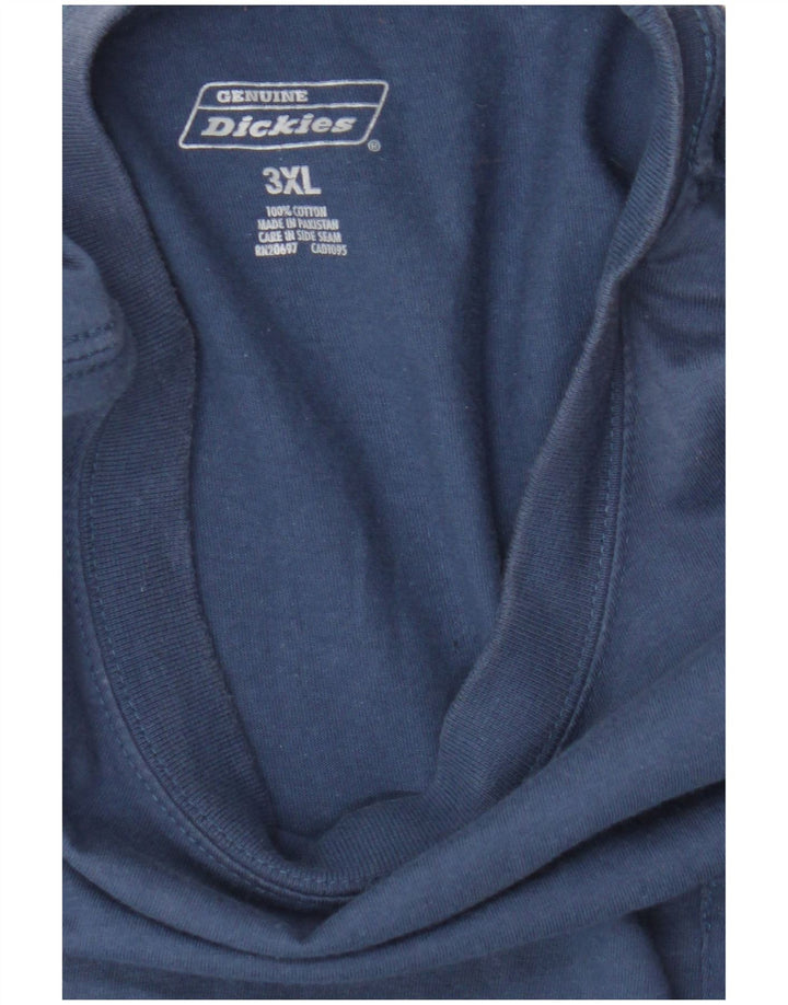 Dickies Camiseta Hombre Top 3XL Algodón Azul