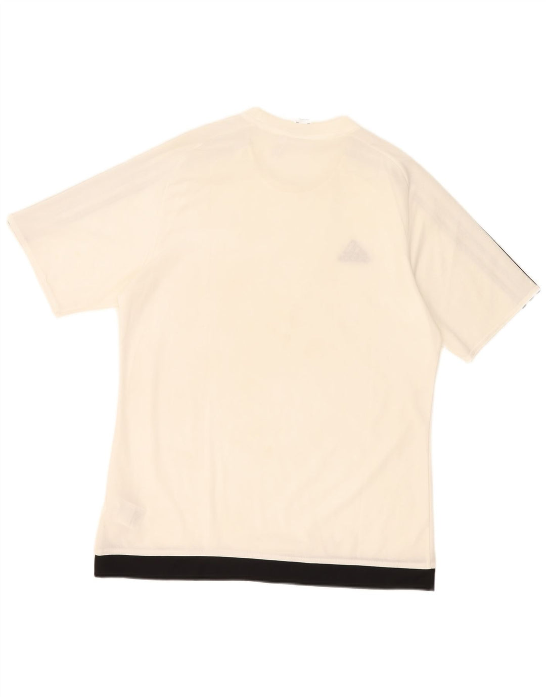 Adidas Mens Climalite Camiseta Top Grande Poliéster Blanco