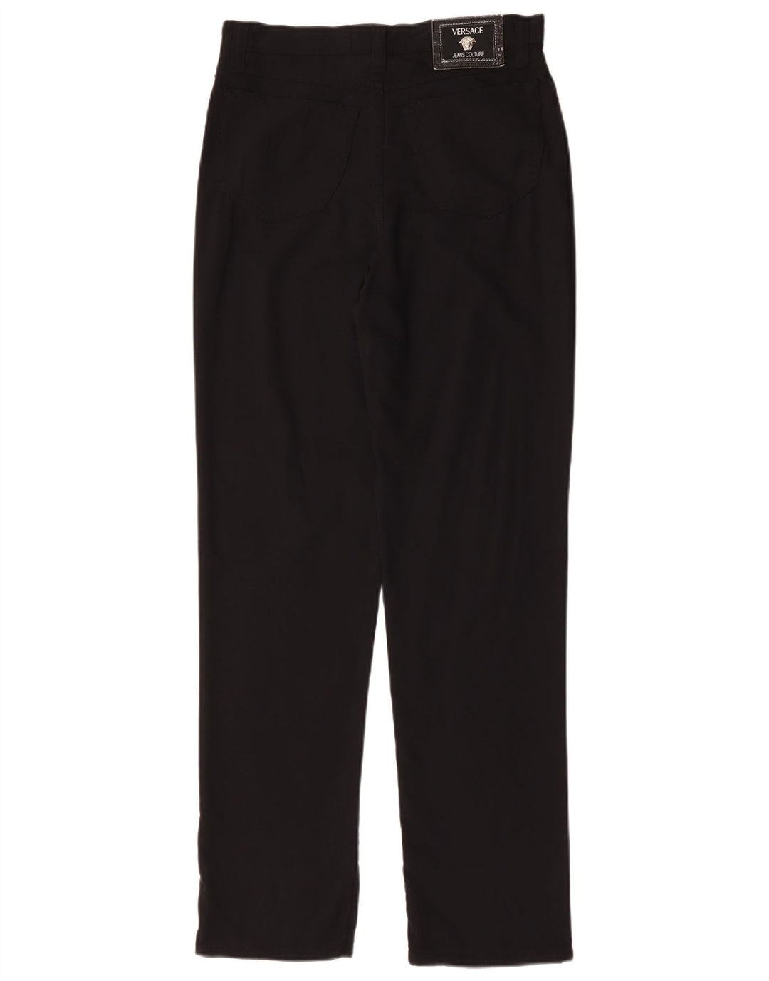Versace Pantalón Casual Recto W32 L31 Poliamida Negro