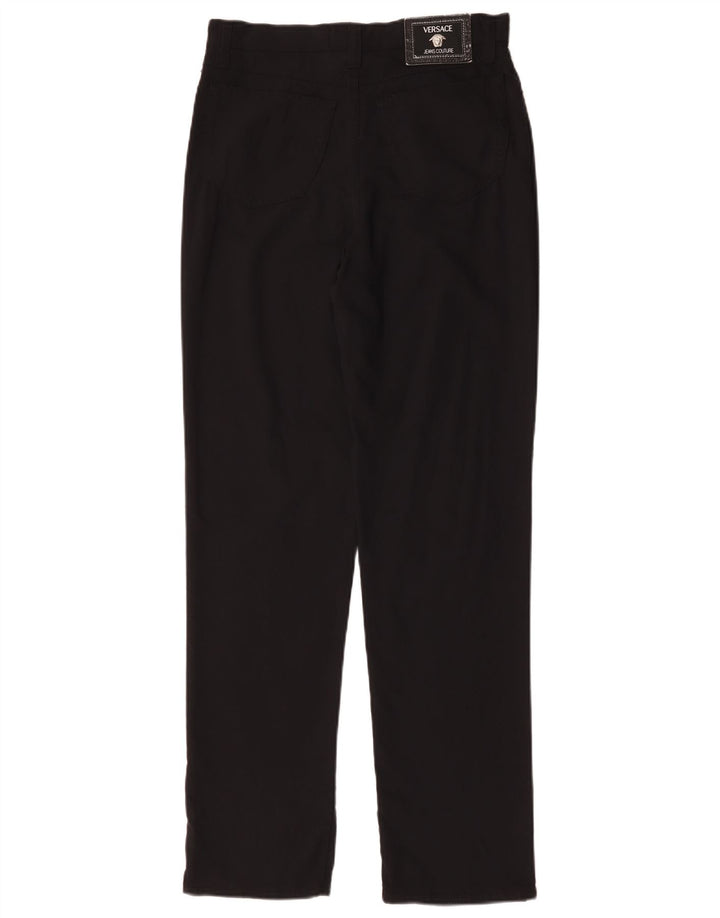 Versace Pantalón Casual Recto W32 L31 Poliamida Negro