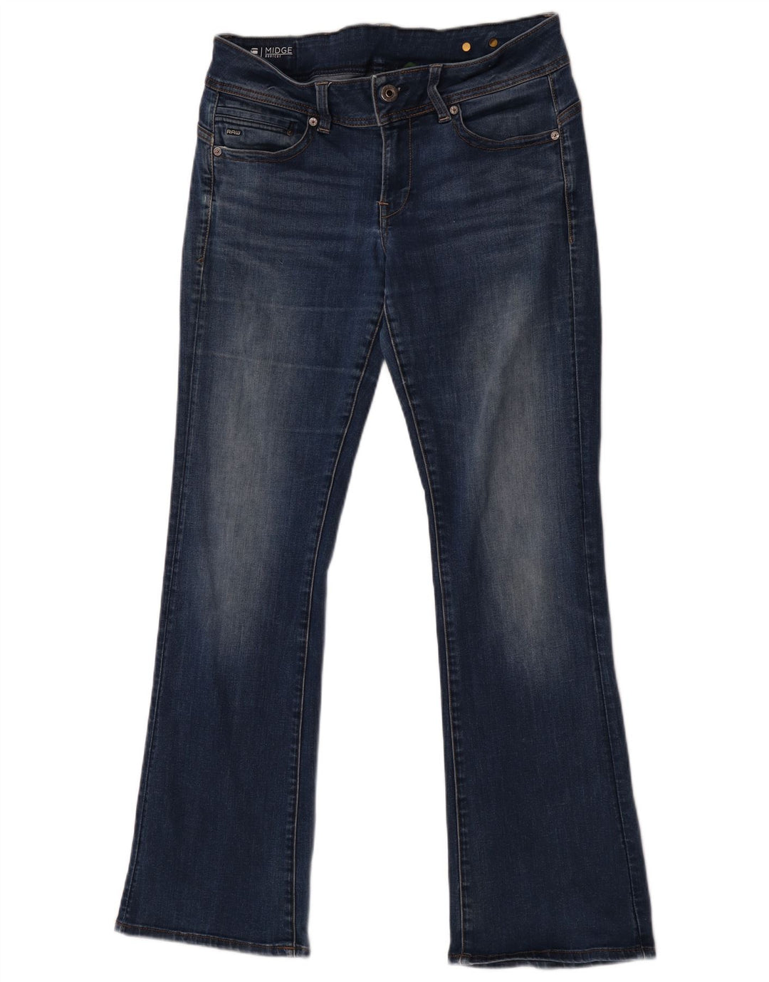 Jeans G-Star Mujer Midge Bootcut W31 L32 Algodón Azul