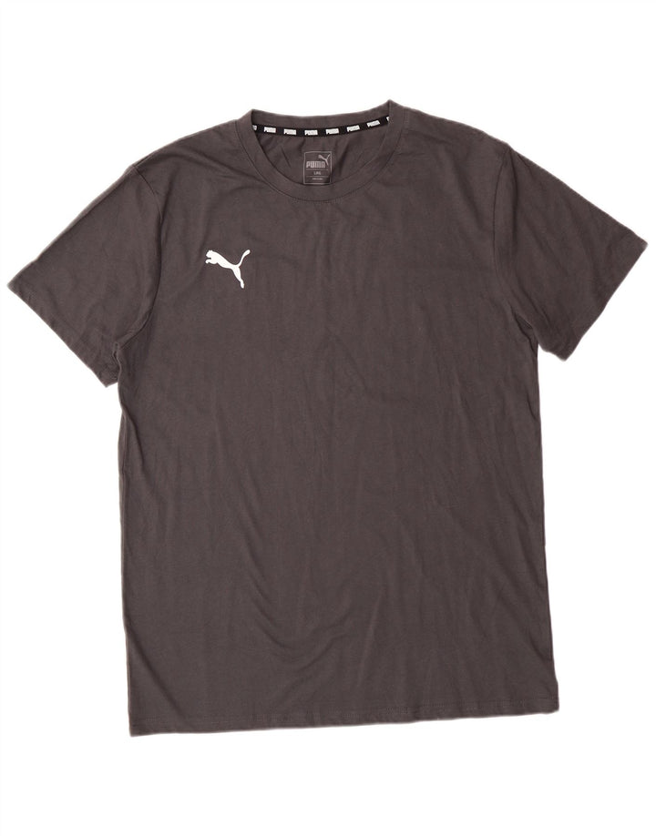 Camiseta PUMA para hombre Top grande de algodón gris