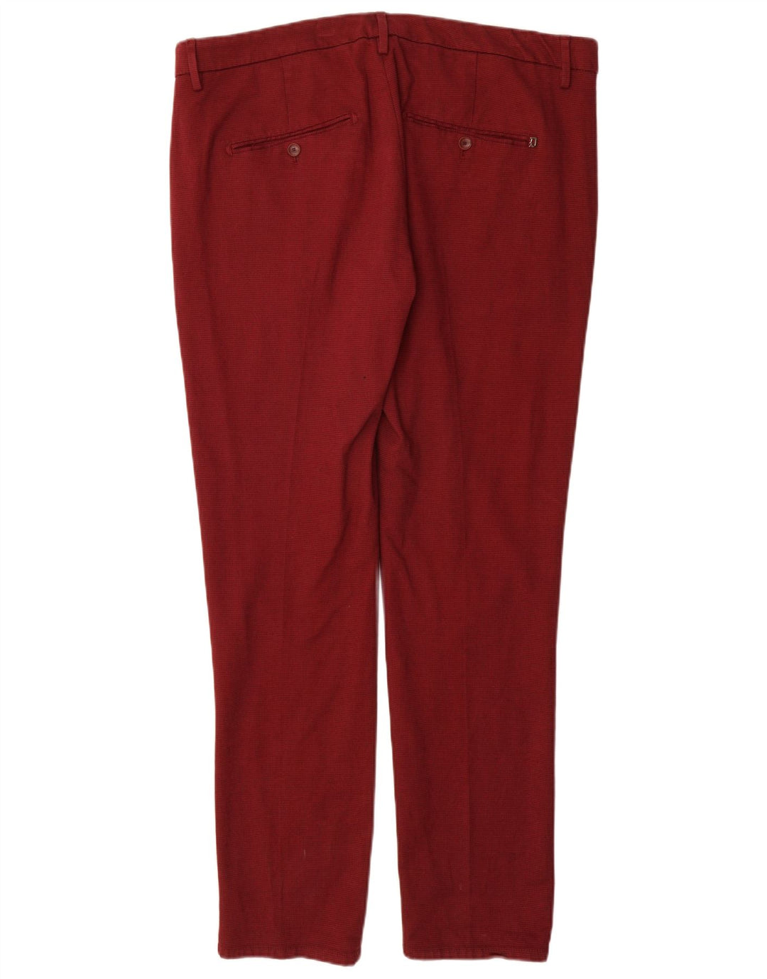 Dondup Pantalón chino ajustado para hombre W38 L32 Algodón granate