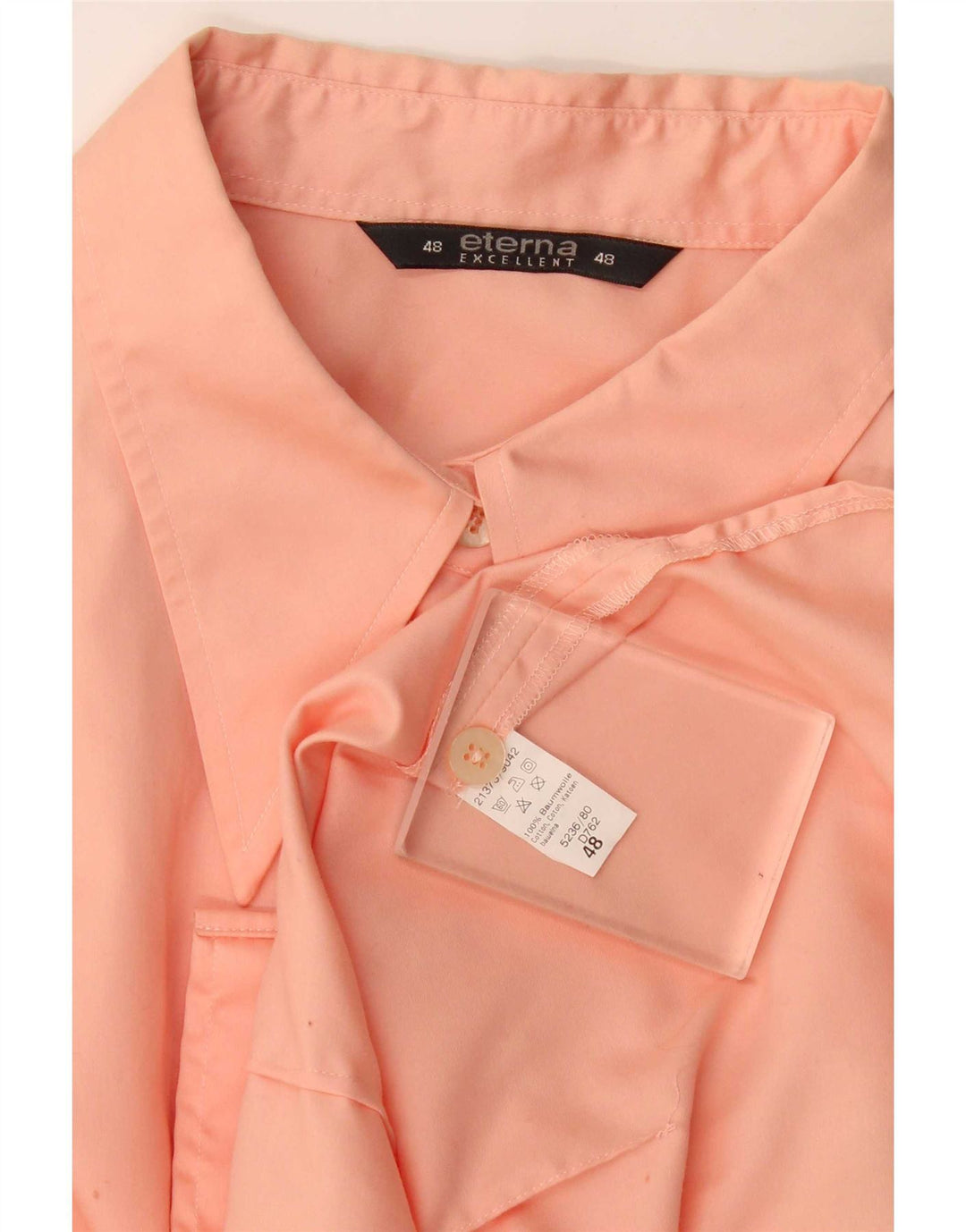 Camisa Mujer Eterna IT 48 XL Algodón Rosa