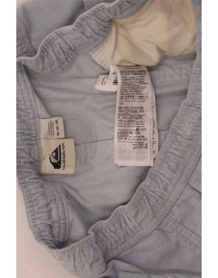 Quiksilver Pantalones cortos de pana para hombre medianos W32 Algodón azul