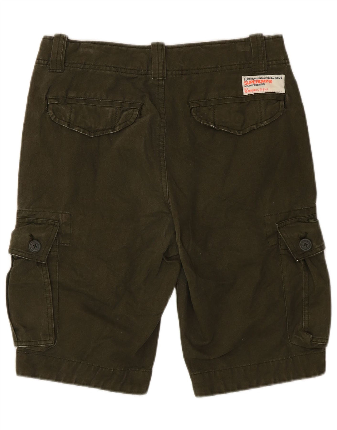 Superdry Shorts Cargo Para Hombre Pequeños W29 Algodón Caqui