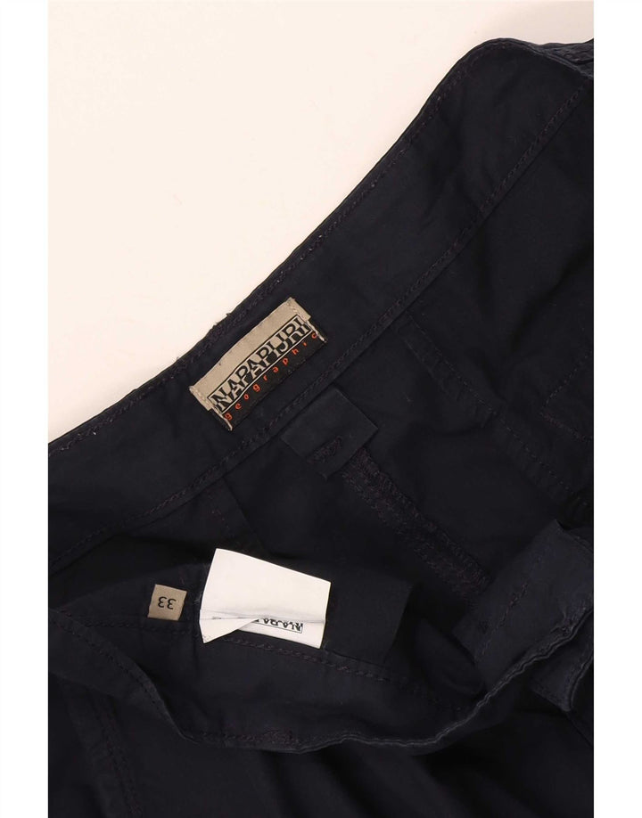 Napapijri Pantalones cortos chinos para hombre W33 Medium Azul marino