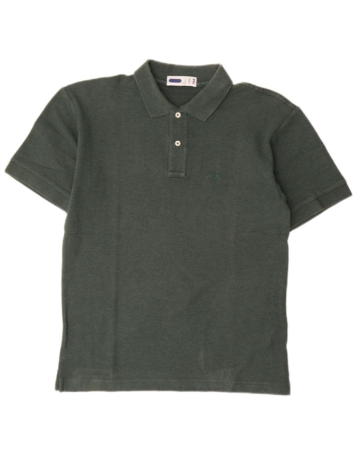 Polo Fila Hombre Pequeño Algodón Verde