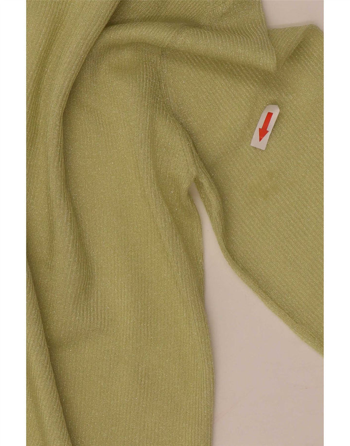Zara Mujer Suéter Cárdigan Extragrande UK 10 Small Verde