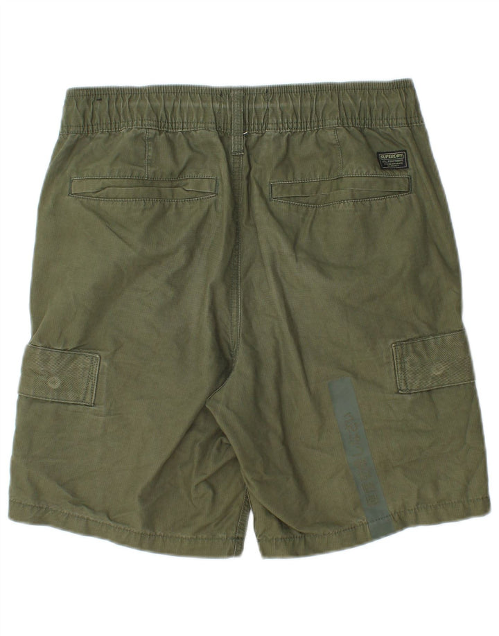 Superdry Shorts Cargo Para Hombre Pequeños W30 Algodón Verde