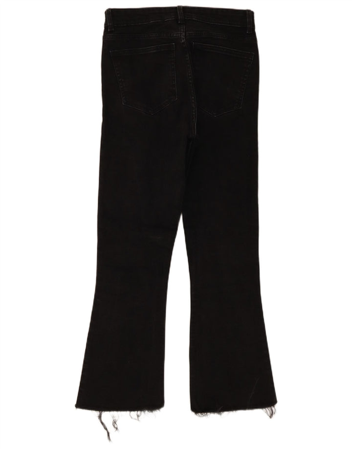 Zara Vaqueros Bootcut para Mujer EU 38 Small W28 L27 Negro