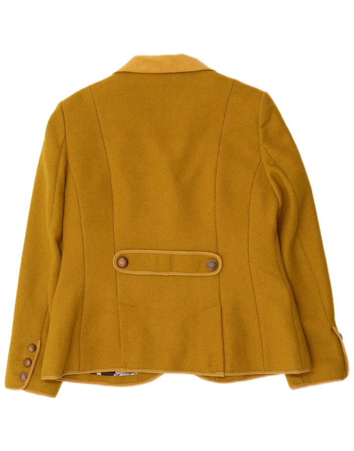 Joe Browns Chaqueta tipo blazer de 3 botones para mujer UK 46 Large Khaki Wool