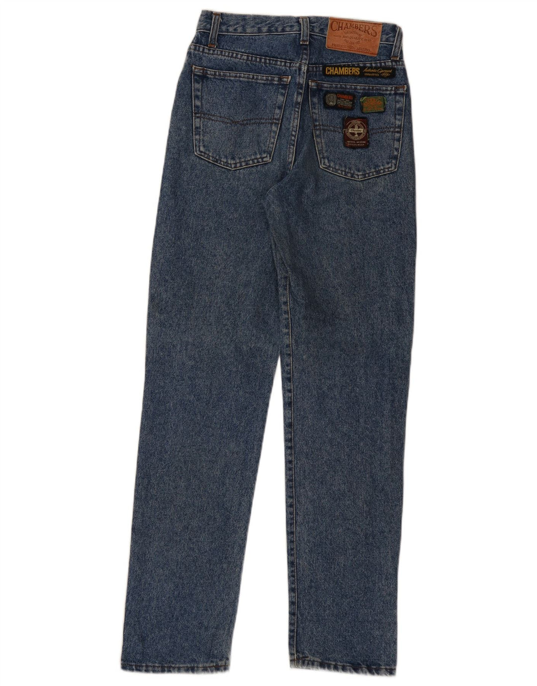 Vaqueros rectos para hombre Chambers W28 L30 Algodón azul