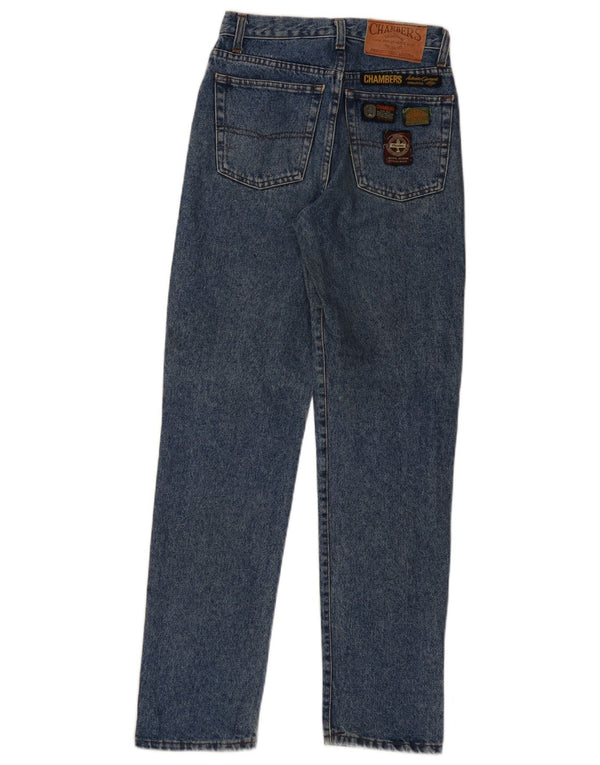 Vaqueros rectos para hombre Chambers W28 L30 Algodón azul
