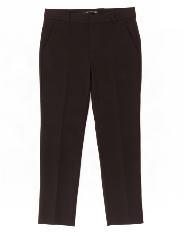 Zara Womens Crop Slim Suit Trousers EU 38 Small W28 L26 Black