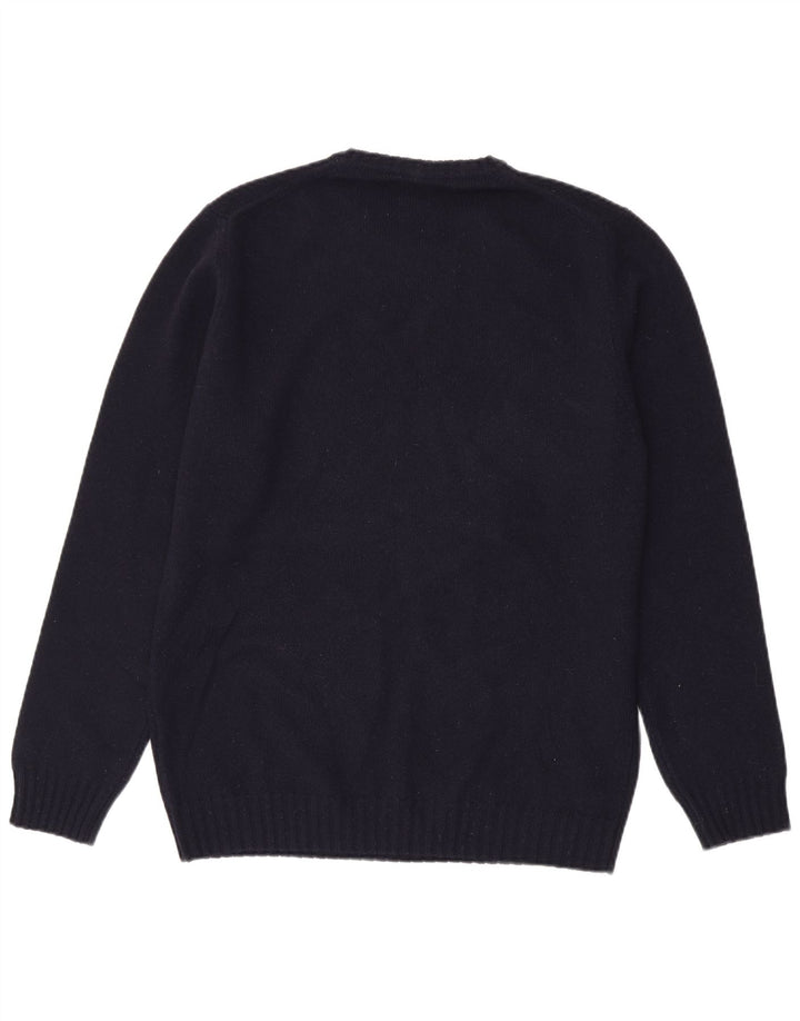 Massimo Dutti Jersey Cuello Redondo Hombre XL Azul Marino