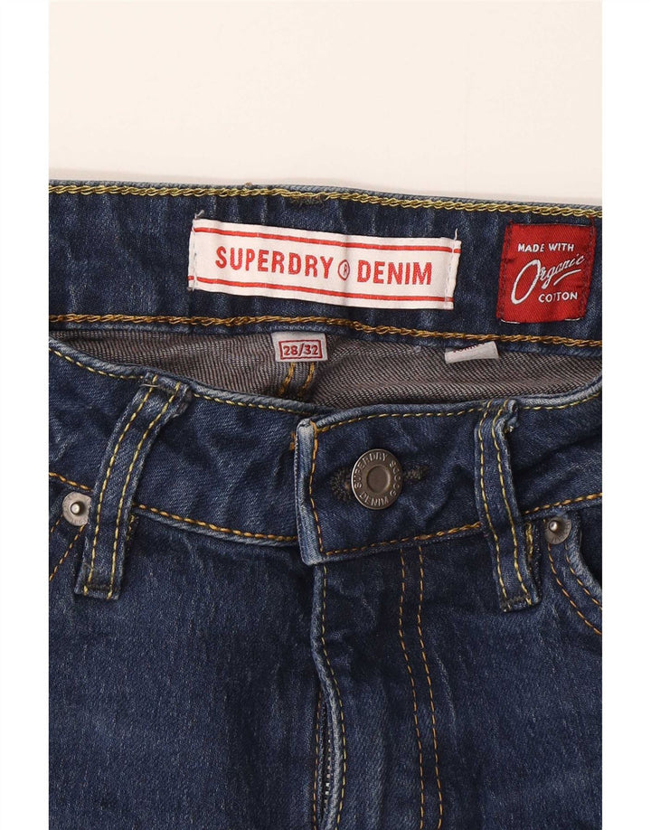 Vaqueros Superdry Mujer Acampanados W28 L32 Algodón Azul Marino