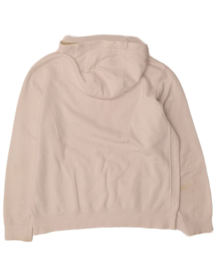 Nike Jersey con capucha y gráfico gráfico de algodón blanco mediano para hombre