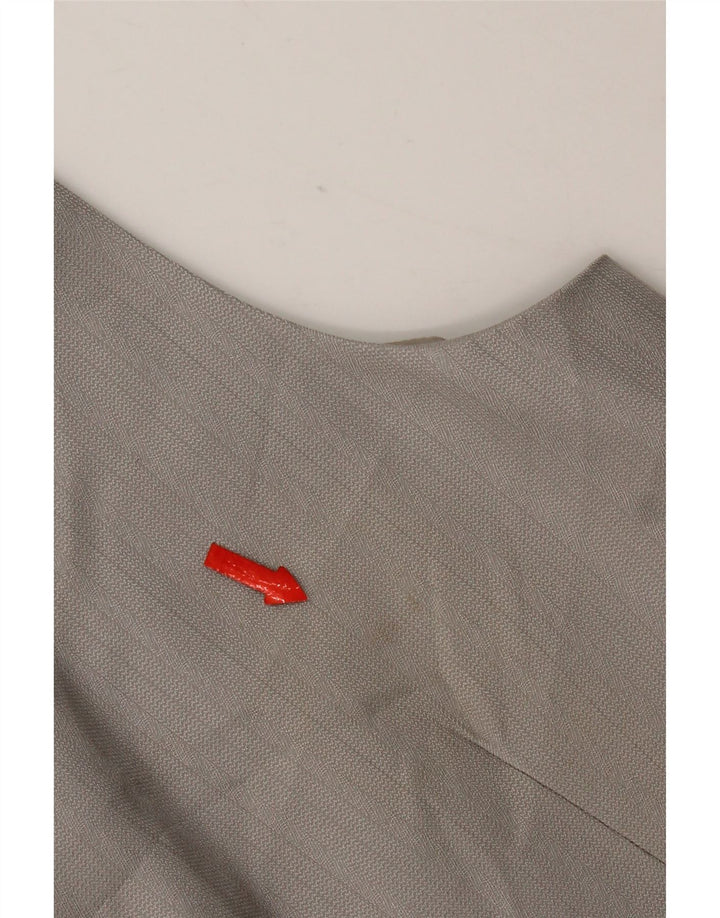 Chaleco San Remo Hombre Gris Medio Rayas Pintadas