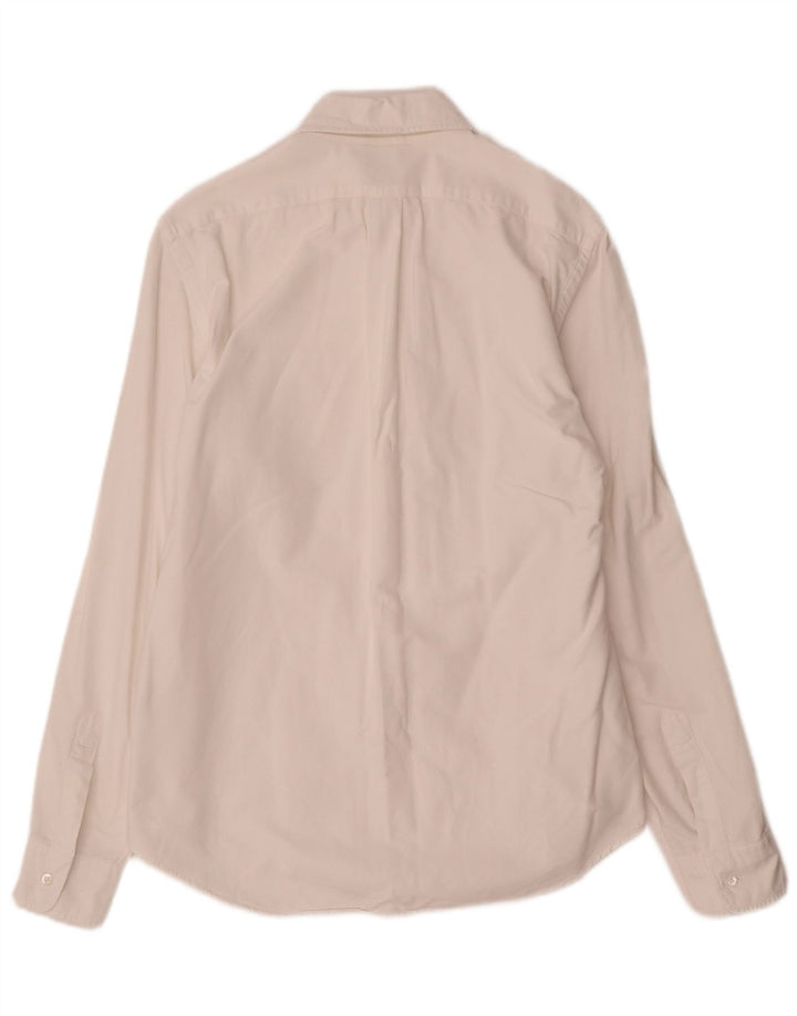 Camisa Aspesi Hombre Talla 39 15 1/2 Mediana Algodón Blanco