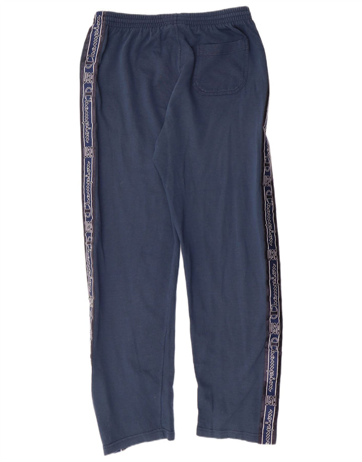 Champion Pantalón De Chándal Para Hombre Grande Azul Marino Algodón