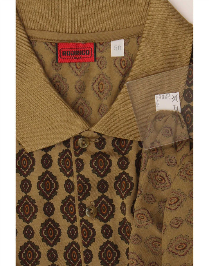 Rodrigo Polo Hombre IT 50 Medium Caqui Algodón Geométrico