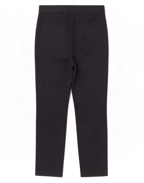Zara Mujer Pantalones Casuales Slim Small W26 L26 Azul Marino