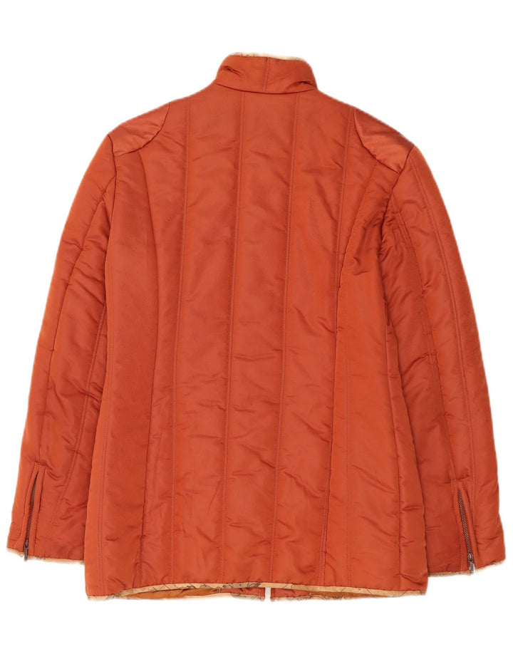 ALVIERO MARTINI Chaqueta acolchada para mujer IT 44 Mediana Naranja