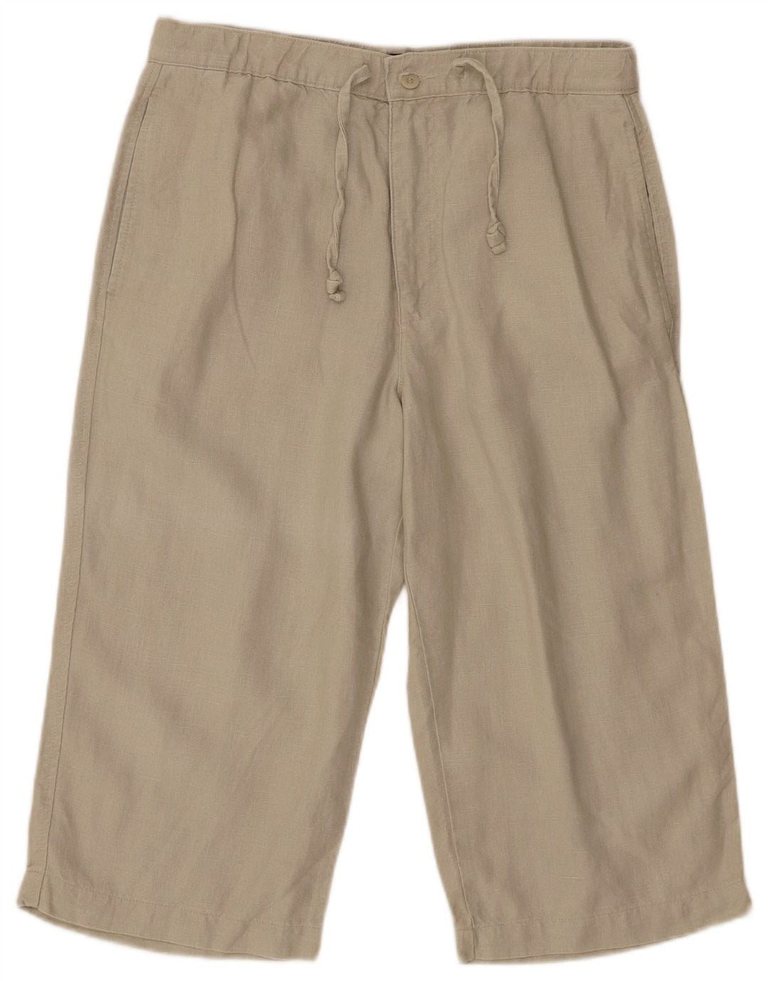 Marks & Spencer Bermudas Blue Harbor para hombre W32 Large Beige Linen