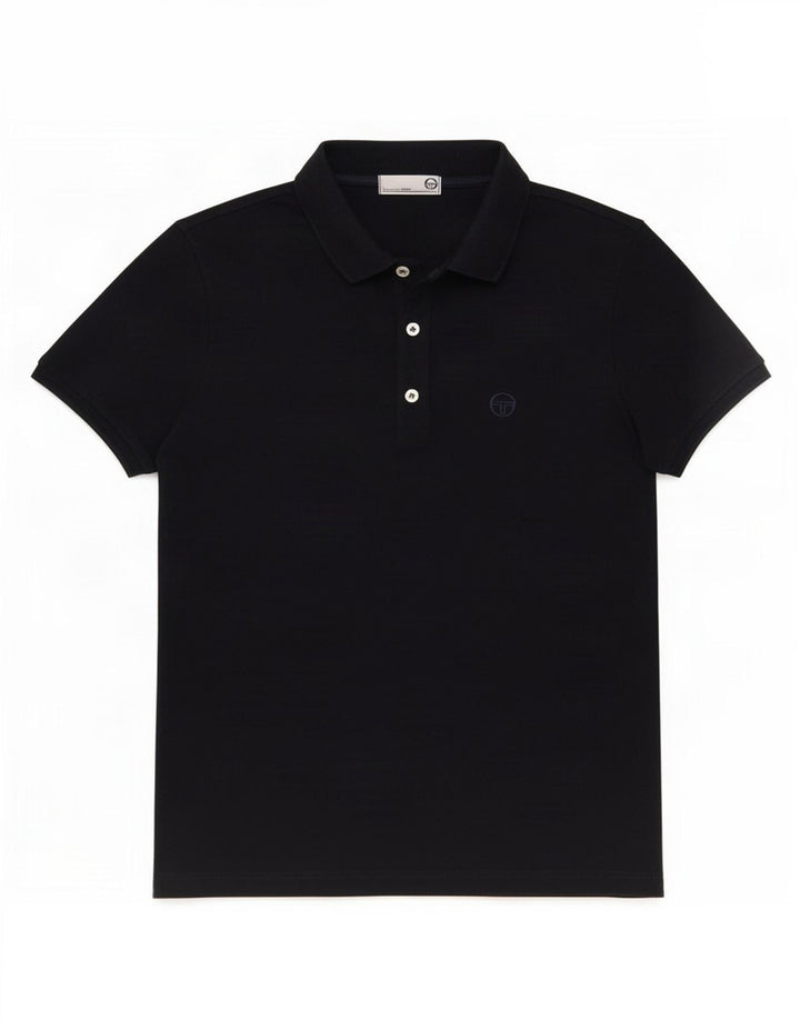 Sergio Tacchini Polo para mujer UK 44 Medium Azul marino