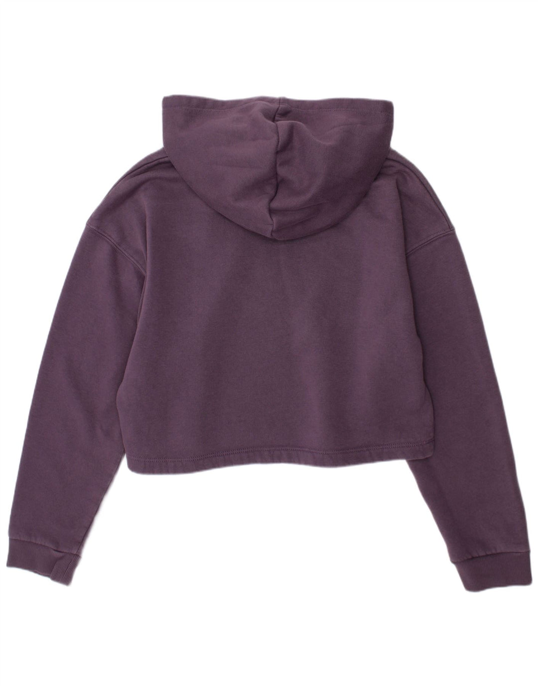 PUMA Sudadera corta con capucha para niña 11-12 años Algodón morado