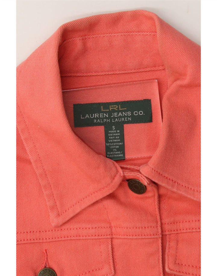 RALPH LAUREN Womens Utility Jacket UK 16 Large Pink Cotton Vintage Ralph Lauren and Second-Hand Ralph Lauren from Messina Hembry 