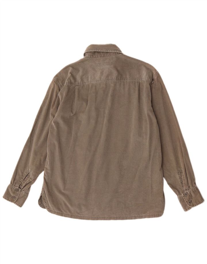 Camisa De Pana Wrangler Hombre Gris Medio